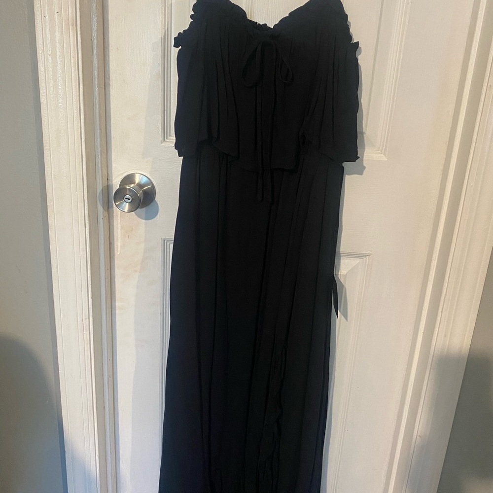 Elegant Black Off-Shoulder Dress